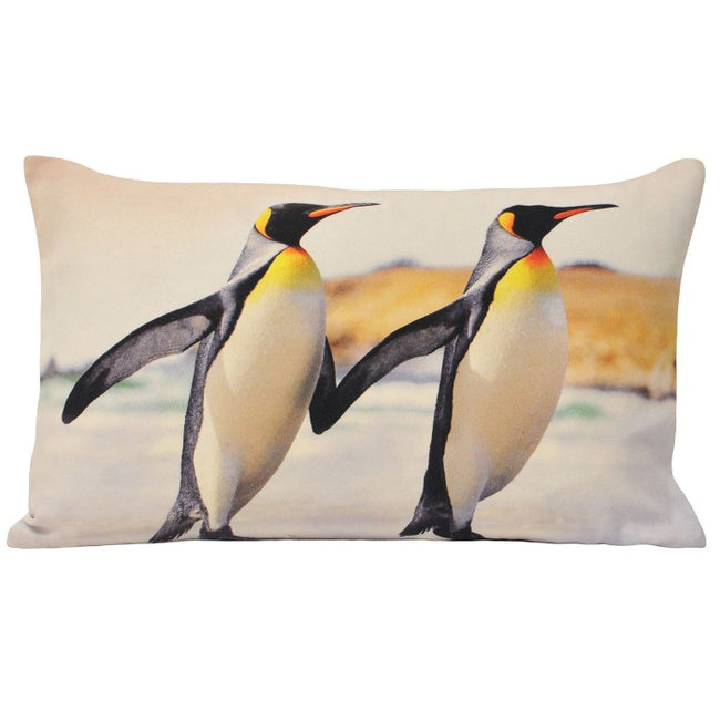 Front - Riva Home Animal Penguins - Housse de coussin