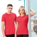 Rouge vif - Back - Skinni Fit Feel Good - T-shirt étirable à manches courtes - Femme