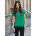 Vert - Side - Skinni Fit Feel Good - T-shirt étirable à manches courtes - Femme