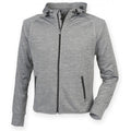 Front - Tombo Teamsport - Sweatshirt léger à capuche et fermeture zippée - Homme
