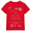 Front - Christmas Shop - T-shirt lettre au Père Noël personnalisable - Enfant