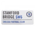 Front - Chelsea FC - Panneau de rue métallique officiel