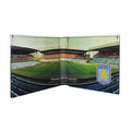 Front - Portefeuille en cuir officiel Aston Villa FC - Homme