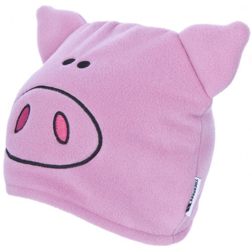 Front - Trespass Oinky - Bonnet motif cochon - Enfant unisexe