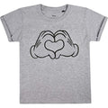 Front - Disney - T-shirt LOVE HANDS - Fille