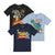 Front - Toy Story - T-shirts BUZZ WOODY & REX - Garçon