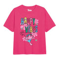 Front - Trolls - T-shirt HAPPY VIBES - Fille
