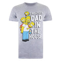Front - The Simpsons - T-shirt GREATEST DAD IN THE HOUSE - Homme