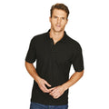 Noir - Back - Absolute Apparel - Polo manches courtes PIONNER - Homme
