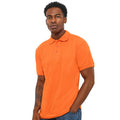 Orange - Back - Absolute Apparel - Polo manches courtes PRECISION - Homme
