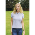 Gris chiné - Back - Absolute Apparel - Polo DIVA - Femme