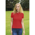 Rouge - Back - Absolute Apparel - Polo DIVA - Femme