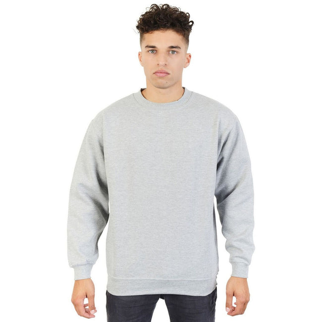 Gris - Back - Absolute Apparel - Sweat-shirt MAGNUM - Homme