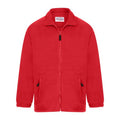 Rouge - Front - Absolute Apparel - Polaire zippée HERITAGE - Homme