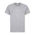 Gris chiné - Front - Casual - T-shirt manches courtes - Homme