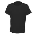 Noir - Front - Casual Classic - T-shirt en coton peigné - Enfant