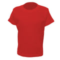 Rouge - Front - Casual Classic - T-shirt en coton peigné - Enfant