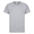 Gris chiné - Front - Casual Classic - T-shirt - Homme