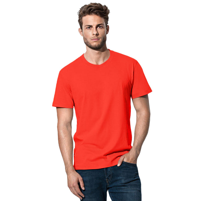 Orange vif - Back - Stedman - T-shirt classique - Homme