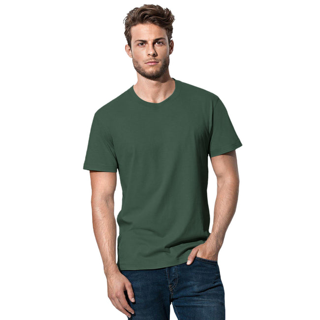 Vert foncé - Back - Stedman - T-shirt classique - Homme