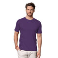 Violet - Back - Stedman - T-shirt coupe ajustée - Homme