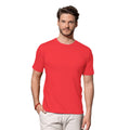 Rouge - Back - Stedman - T-shirt coupe ajustée - Homme