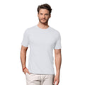 Blanc - Back - Stedman - T-shirt coupe ajustée - Homme