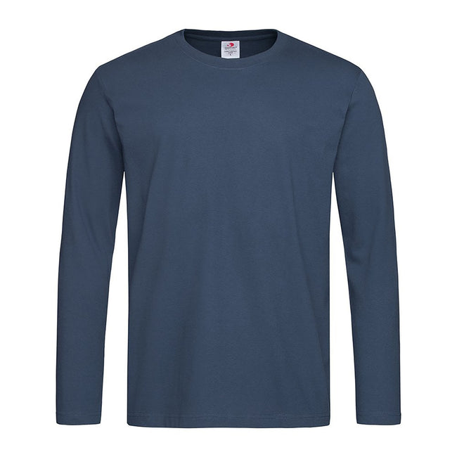 Bleu marine - Front - Stedman - T-shirt à manches longues - Homme