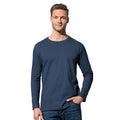 Bleu marine - Back - Stedman - T-shirt à manches longues - Homme