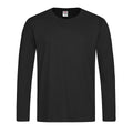 Noir - Front - Stedman - T-shirt à manches longues - Homme
