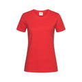 Rouge - Front - Stedman - T-shirt confort - Femme