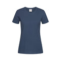Bleu marine - Front - Stedman - T-shirt confort - Femme