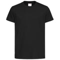 Noir - Front - Stedman - T-shirt classique - Enfant