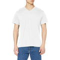 Blanc - Back - Stedman - T-shirt col V - Homme