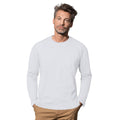 Blanc - Back - Stedman - T-shirt à manches longues classique - Homme