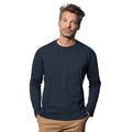 Bleu nuit - Back - Stedman - T-shirt à manches longues classique - Homme