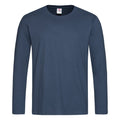 Bleu marine - Front - Stedman - T-shirt à manches longues classique - Homme