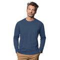 Bleu marine - Back - Stedman - T-shirt à manches longues classique - Homme