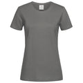 Gris foncé - Front - Stedman - T-shirt - Femmes