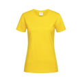 Jaune - Front - Stedman - T-shirt - Femmes