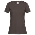 Marron - Front - Stedman - T-shirt - Femmes