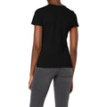 Noir - Side - Stedman - T-shirt col V - Femme