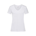 Blanc - Front - Stedman - T-shirt col V - Femme
