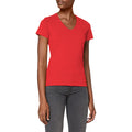 Rouge - Back - Stedman - T-shirt col V - Femme