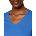 Bleu roi - Lifestyle - Stedman - T-shirt col V - Femme