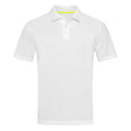 Blanc - Front - Stedman -  Polo - Hommes
