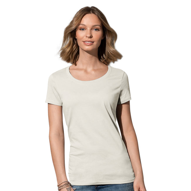 Neige - Back - Stedman - T-shirt bio JANET - Femme