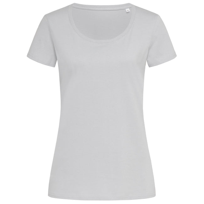 Gris clair - Front - Stedman - T-shirt bio JANET - Femme