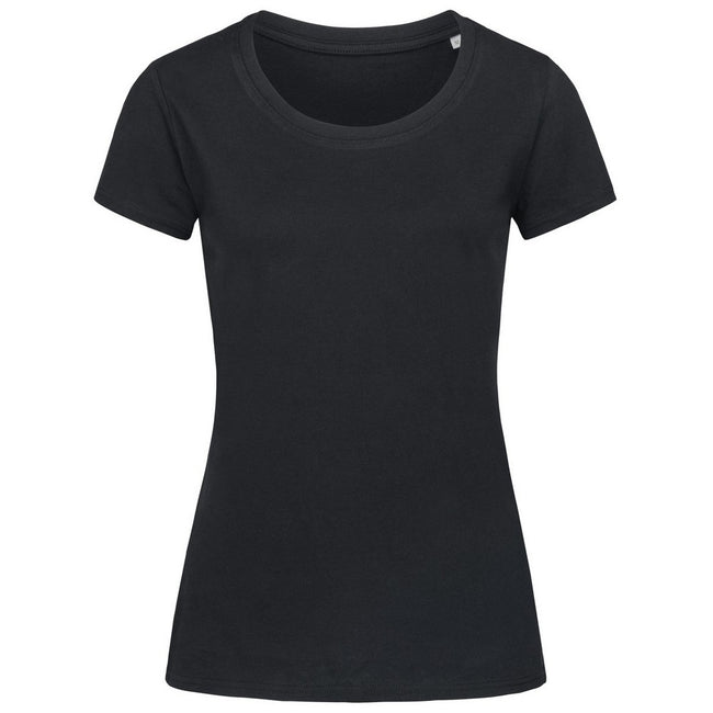 Noir - Front - Stedman - T-shirt bio JANET - Femme