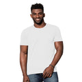 Blanc - Back - Stedman - T-shirt en fil flammé STARS SHAWN - Homme